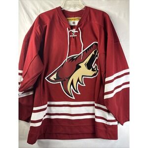 Koho NHL Phoenix Coyotes Jersey Adult Large Red AirKnit LEE 06 Canada Made